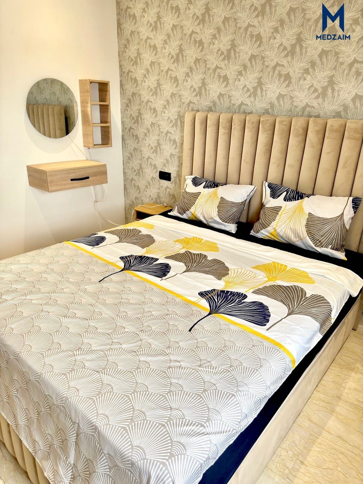 Chambre — Studio meublé de 52 m², Oasis
